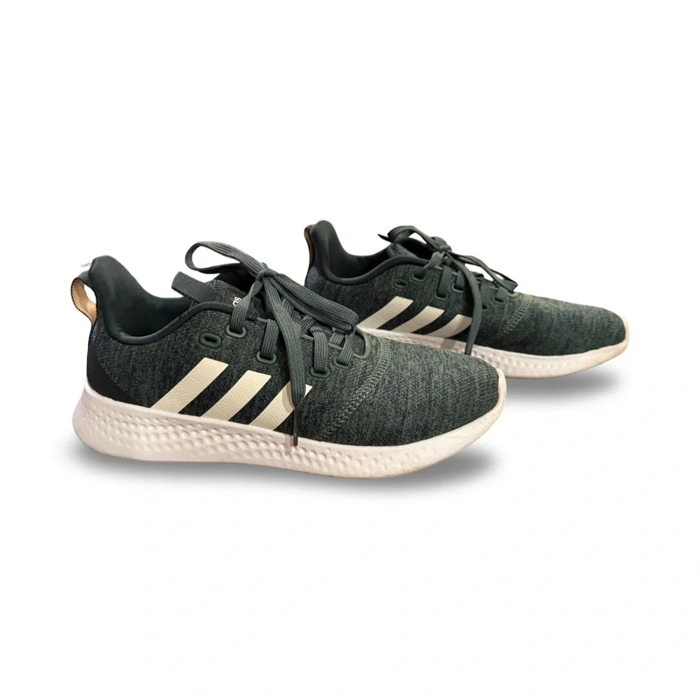 adidas Puremotion Cloudfoam Running Shoes Green Oxide Womens 7.5